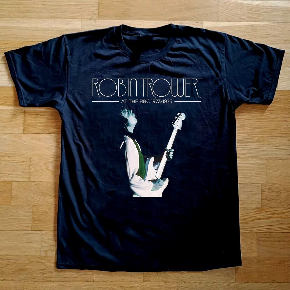 Rarwe Robin Trower in 1973-1975 Classic Black All Size S-5XL Shirt Unisex T-Shirt S