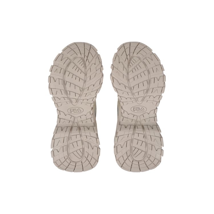 Fila Fishbone Thick Sole Casual Low Top Dad Shoes Unisex Sneakers Brown Gray 1JM01283_200