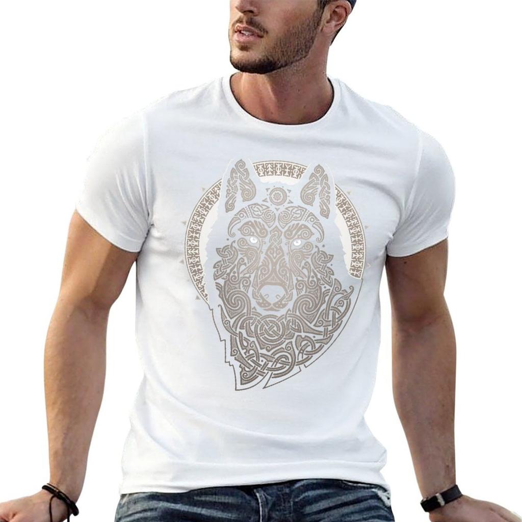 Camiseta Northern Wolf Para Homem Camisetas De Anime Camiseta Oversized De Anime