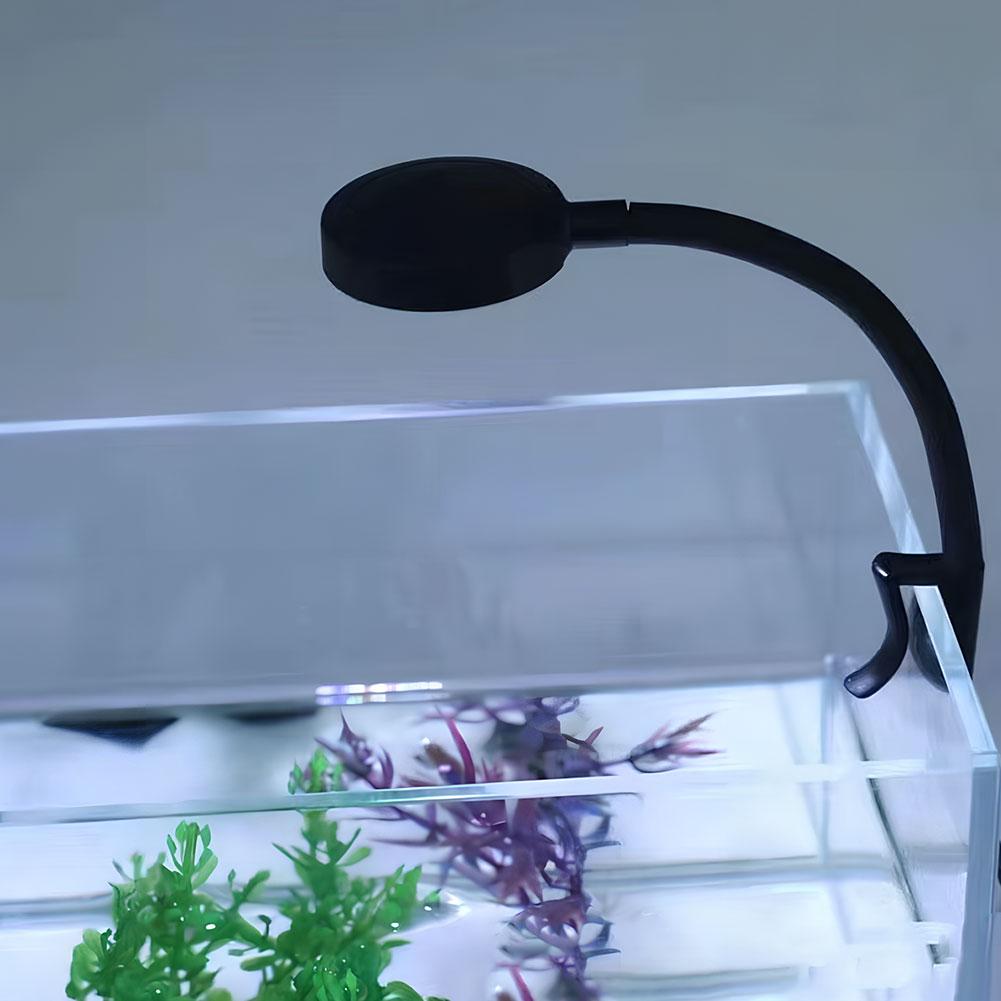USB Aquarium LED Planted Tank Light Clip-on 6-Row LED Aquascaping Lamp for Nano Fish Planted Tank Aquariums Accessories
