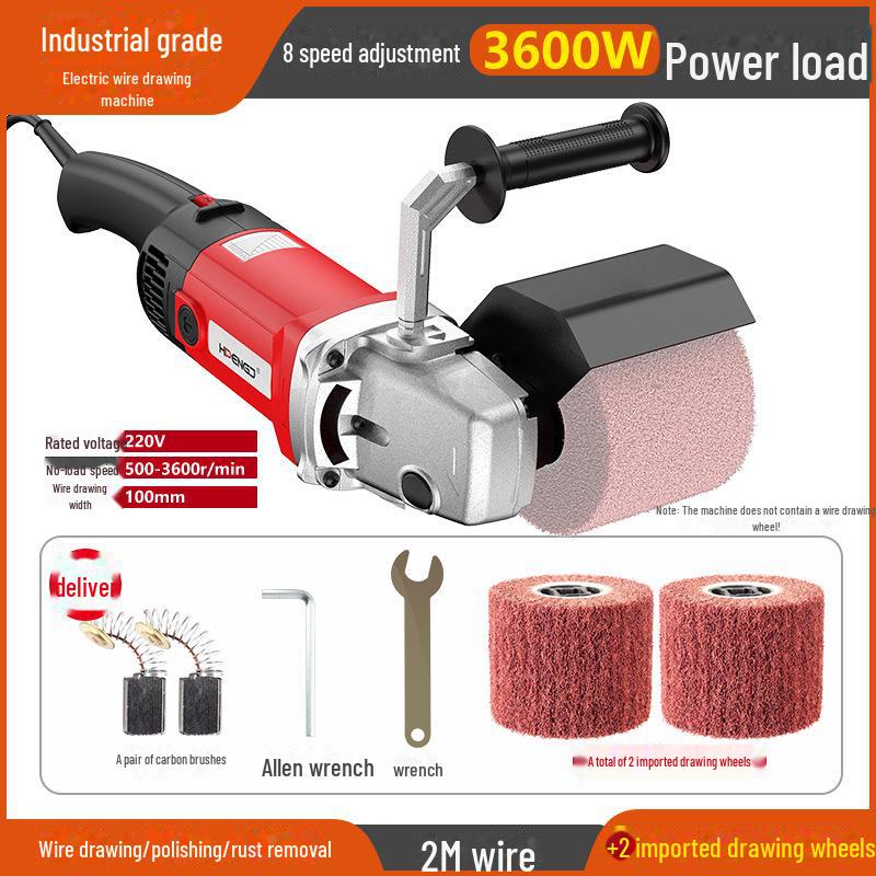 Hengpeng Eight-Speed Industrial High-Power Wire Drawing and Grinding Machine