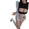 Sex Lingerie Maid Suit Uniform Seduction Small Breasts Big Sexy Lingerie Sex Maid Suit Apron Dress Women