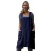 Japanese Style Apron Home Solid Color Cross Bandage X-shaped Back Kitchen Cooking Clothes WF928