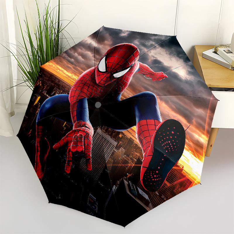 

Spider-Man Web Slinger Costume T-Shirt for Kids Boys Girls Halloween Cosplay Umbrella, Cute Umbrella with Cute Design, Portable 3-Fold Compact Umbrell