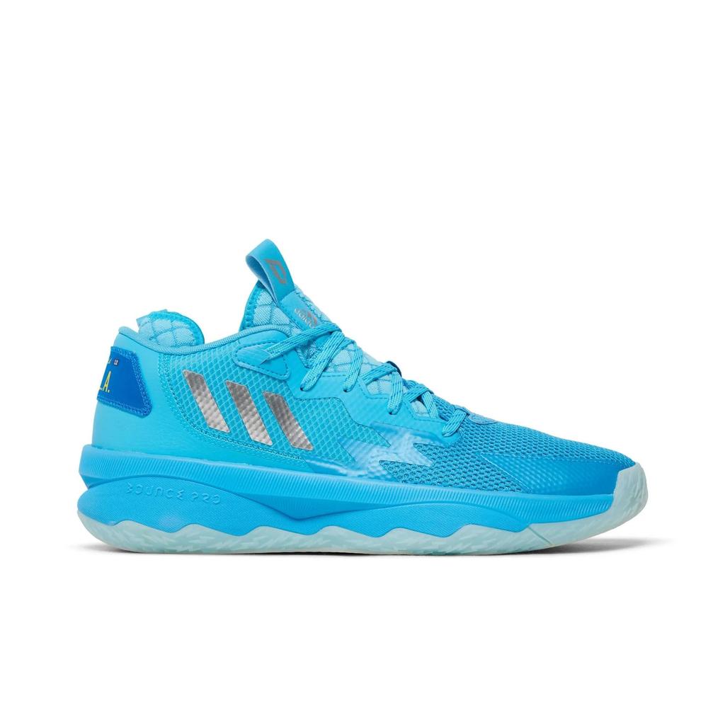 adidas Dame 8 'Young Dolla' (Unisex) Signal Cyan / Silver Metallic / Shock Cyan Basketball Shoes GY6465