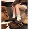 Thick-soled Height-increasing Snow Boots for Women, New Retro Fleece Warm Cotton Shoes