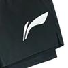 Li-Ning Plain Logo Minimalist Fashion Versatile Breathable Pullover Short Sleeve Casual Sports Suit Unisex suits Black YATW097-1