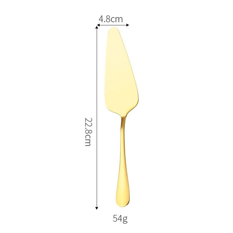 European Style Cake & Pizza Spatula Set - 410 Stainless Steel, Set of 2, Gift Box for Birthday Parties