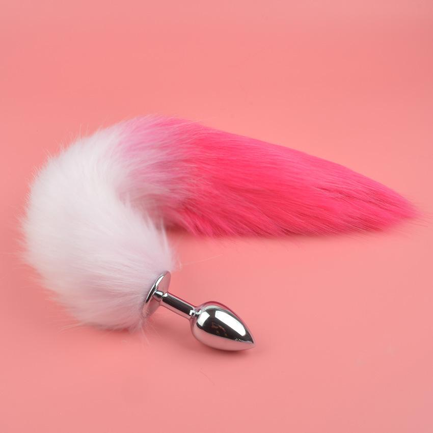 Sexy Fuchsschwanz Analplug Analspielzeug für Frauen Erwachsenes Geschlechtsprodukt Männer Buttplugs Edelstahl Analplug Cosplay Sexspielzeug für Paare