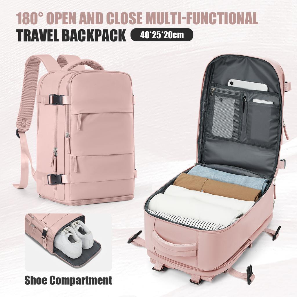 Men Backpack Airplane 40x20x25, Men Women Hand Luggage Backpack Business Laptop Travel Backpack Ryanair Backpack Cabin 40x20x25