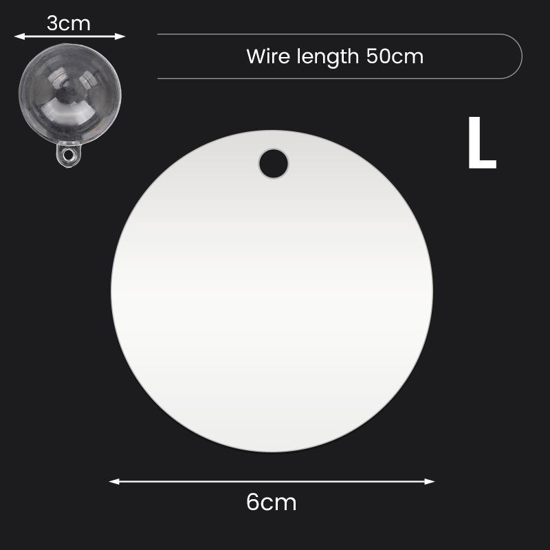 Aquarium Acrylic Betta Training Mirror Fish Tank Floating Mirror for Fish Betta Flowerhorn Cichlid Training Fish Tank Ornaments