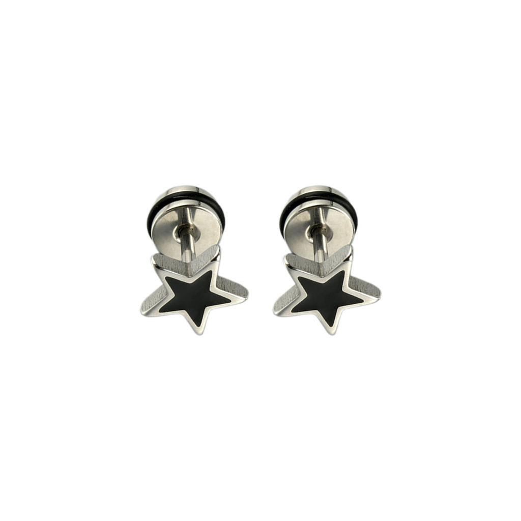 Unique Stainless Steel Skull Ear Piercings Goth Ear Studs Earrings Comfortable Wear Party Makeup for Fashion Enthusiasts