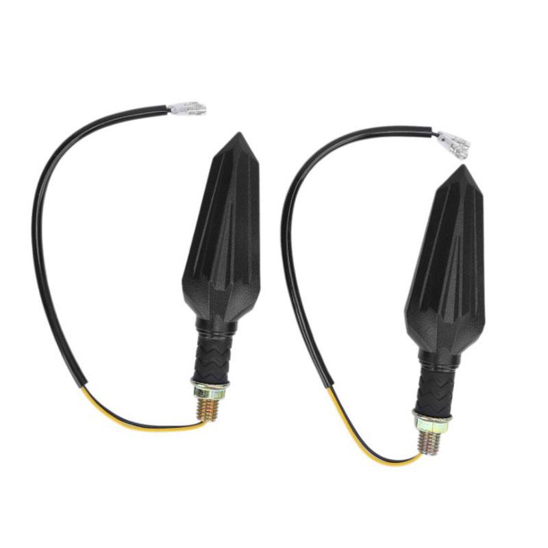 E24 Motorcycle Turn Signals Flowing Turn Signal Light 12LED Turn Signal Indicator Amber Light Blinker 12V M10 Approved E-Mark 3