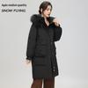SNOWFLYING Women's Hooded Loose Fit Down Jacket