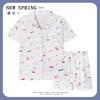 Women’s Cute Cotton Short Sleeve Pajama Set - Summer Style