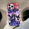 HSR Serval Purple Translucent Mobile Phone Case for iPhone 17 16 15 14 13 12 11 X XR XS Air Pro Max Plus Colorful Cover