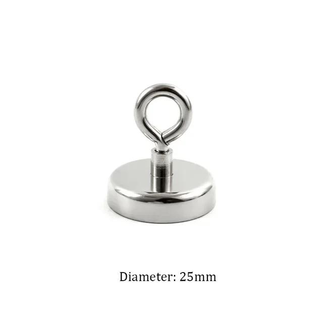 Magnet cu cârlig magnetic Magnet de căutare Magnet puternic de salvare din neodim Magneți de pescuit la mare adâncime cu inel rotund Căutare puternică
