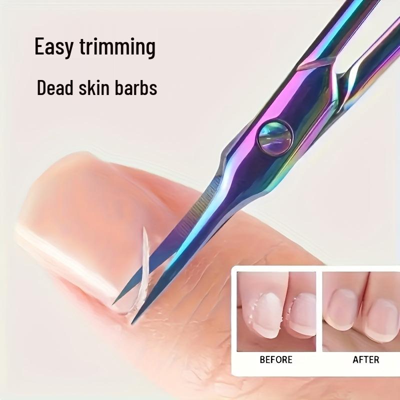 Russian Style Stainless Steel Cuticle Nipper and Ingrown Nail Scissors