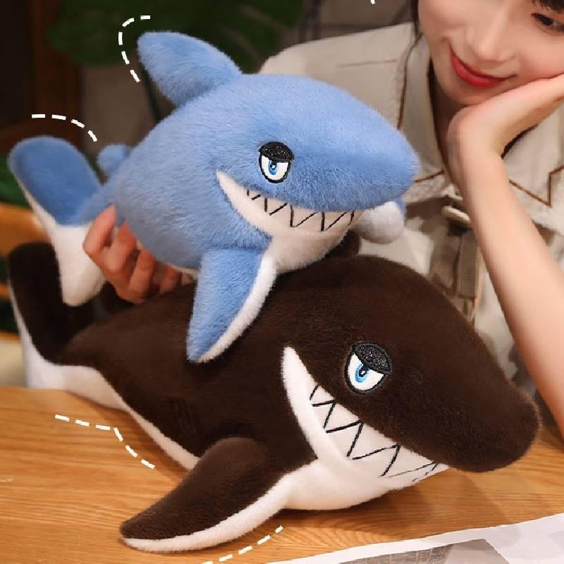 Realistic Megalodon Shark Plush Toy Soft And Huggable Ocean Animal Doll Museum Souvenir For Kids