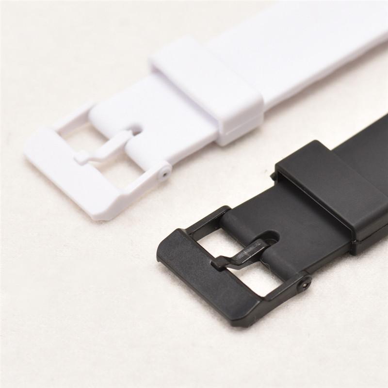 Resin Strap For Casio MRW-200H 18MM Watch Band Mens Sports Waterproof Black White Replacement Watch Accessories