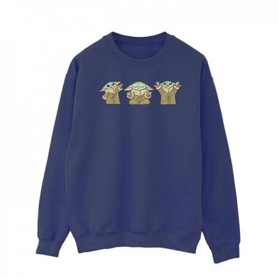 Mens The Mandalorian Grogu Poses Sweatshirt