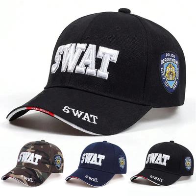 SWAT Side Label Mao Qing Baseball Cap Outdoor Casual Hat Adjustable Sports Hats Designer Caps