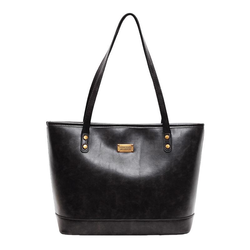 Retro Large-capacity Commuter Tote Bag Women's Autumn and Winter Versatile New Niche Fashion Casual Shoulder Bag