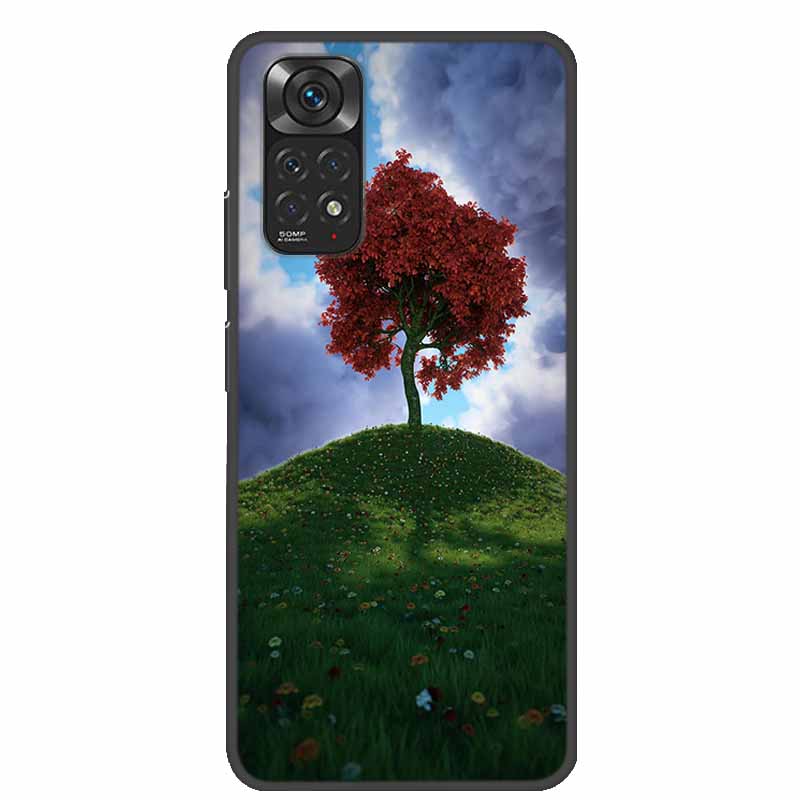 For Redmi Note 11 Cases Note11s Painted Soft TPU Silicone Phone Cases for Xiaomi Redmi Note 11 Pro 5G Cover Coque Note11s 4G Bag