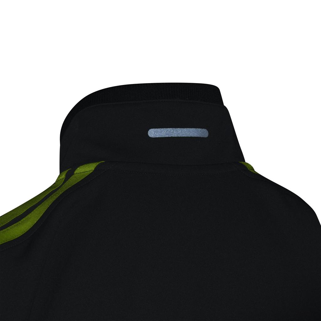 Jersey Top Essentials Color Block WU Jacket Kids KCE61 Slime J140 [Adidas] Carbon/Black/Solar (JM4507)