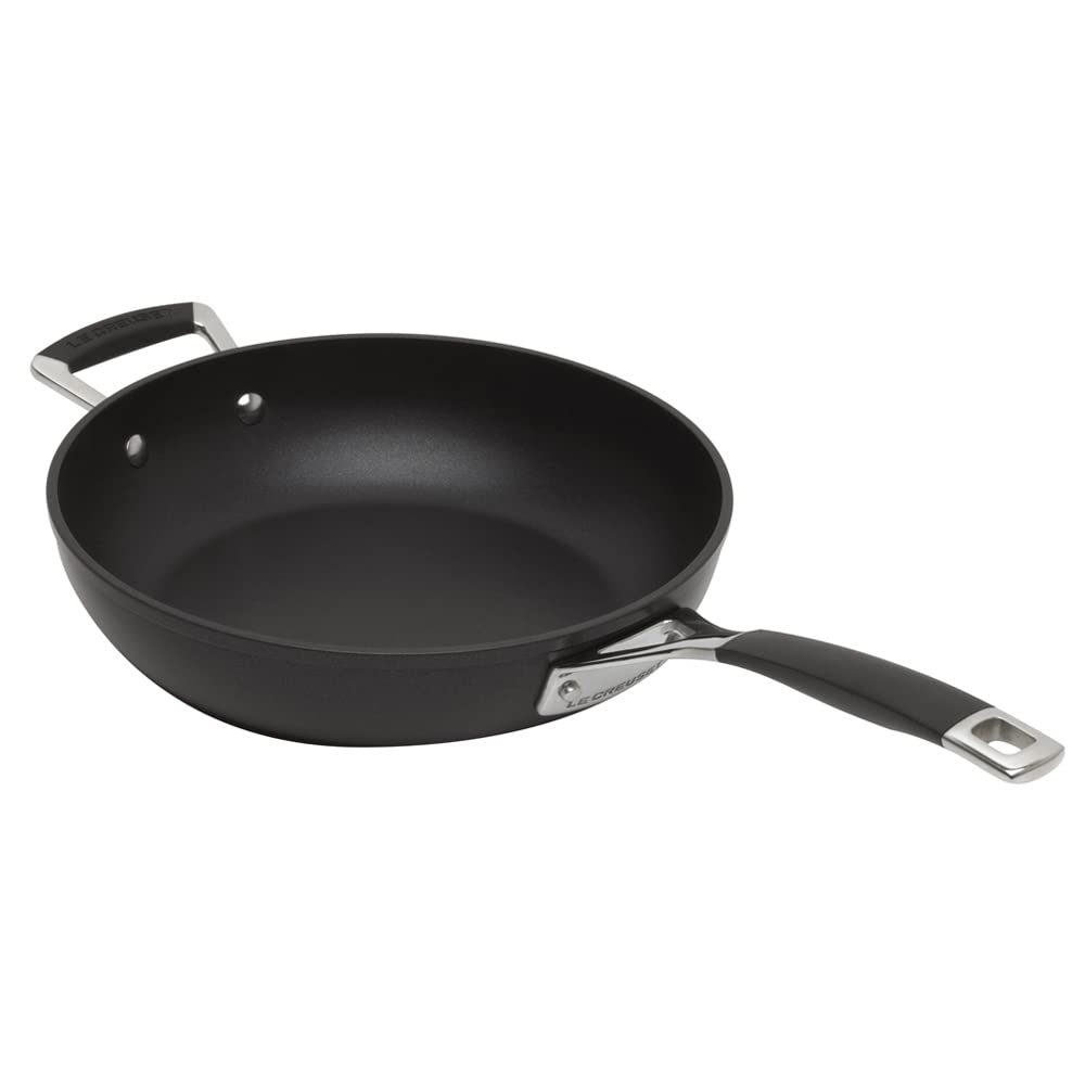 

Сковорода Le Creuset TNS Wokpan 26 см Wok Gas IH Oven, совместимая с силиконовой ручкой, японская [Авторизованный продукт] чёрный