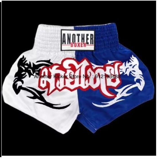 Star Muay Thai Shorts Pants Kickboxing Boxing MMA UFC  Fight Unisex Men Women Kid Quick Dry Print Elastic High Waist Polyester Training
