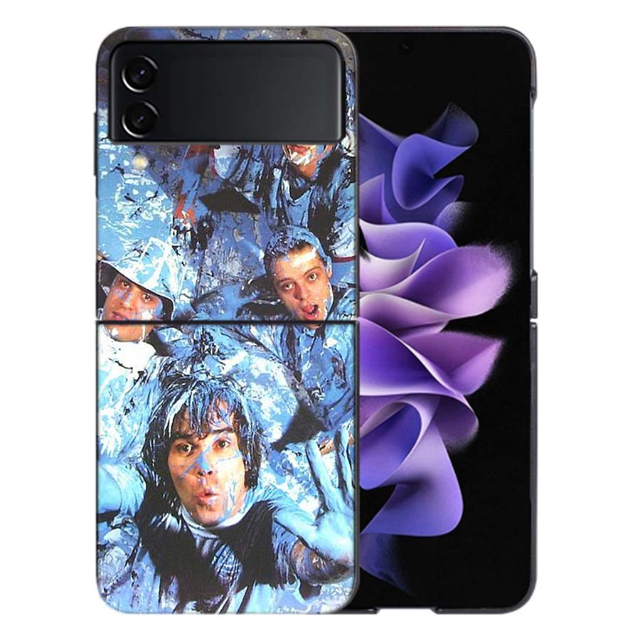 The Stone-R-Roses Phone Case For Samsung Z Flip 6 7 5G Galaxy Z Flip 5 4 3 5G Cases Shockproof Hard Cover TPU