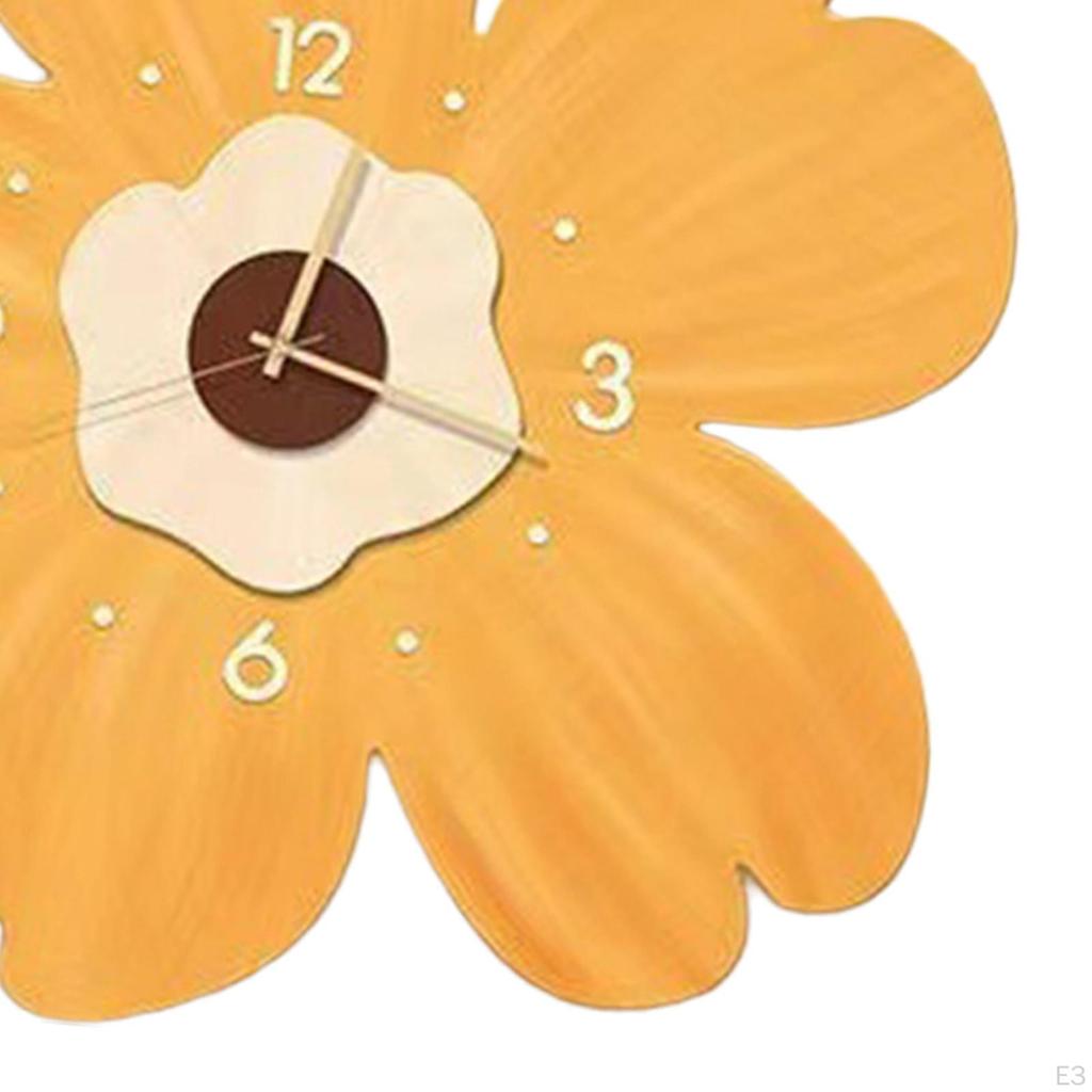 Elegant Floral Wall Clock for Home Decor