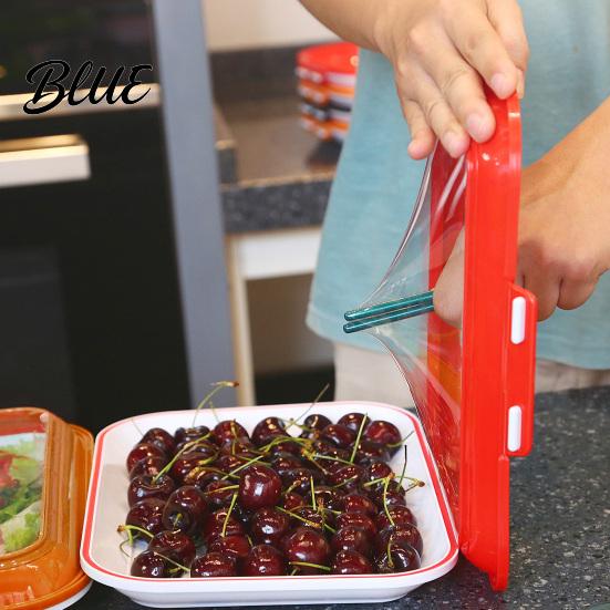 Vacuum Sealed Food Fridge Case Lid Stackable Tray with Container Preservation Reusable Storage for Kitchen