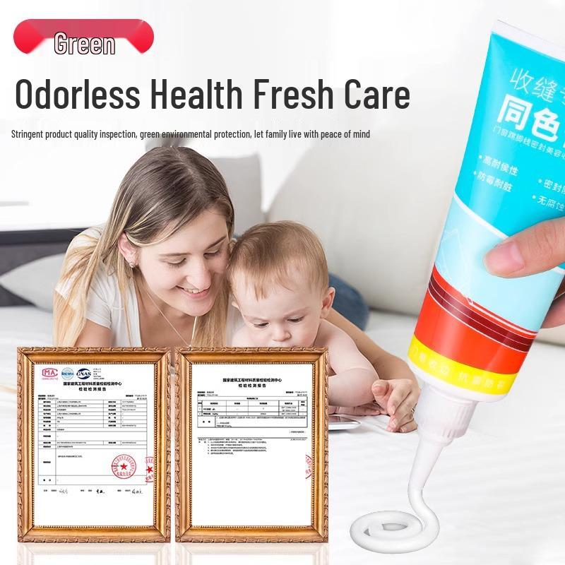 Beauty Edge & Skirting Board Water-Based Caulk for Seam Filling and Gap Sealing, Same Color Paste