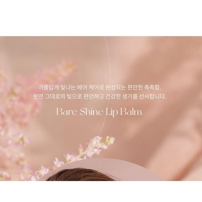 Mude - Bare Shine Lip Balm - 3 Types