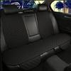 All-Season Breathable Linen Car Seat Cushion Set with Polka Dot Embroidery