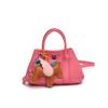 Girls' Mini Crossbody Tote Bag - Solid Color Handbag & Coin Purse for Outings
