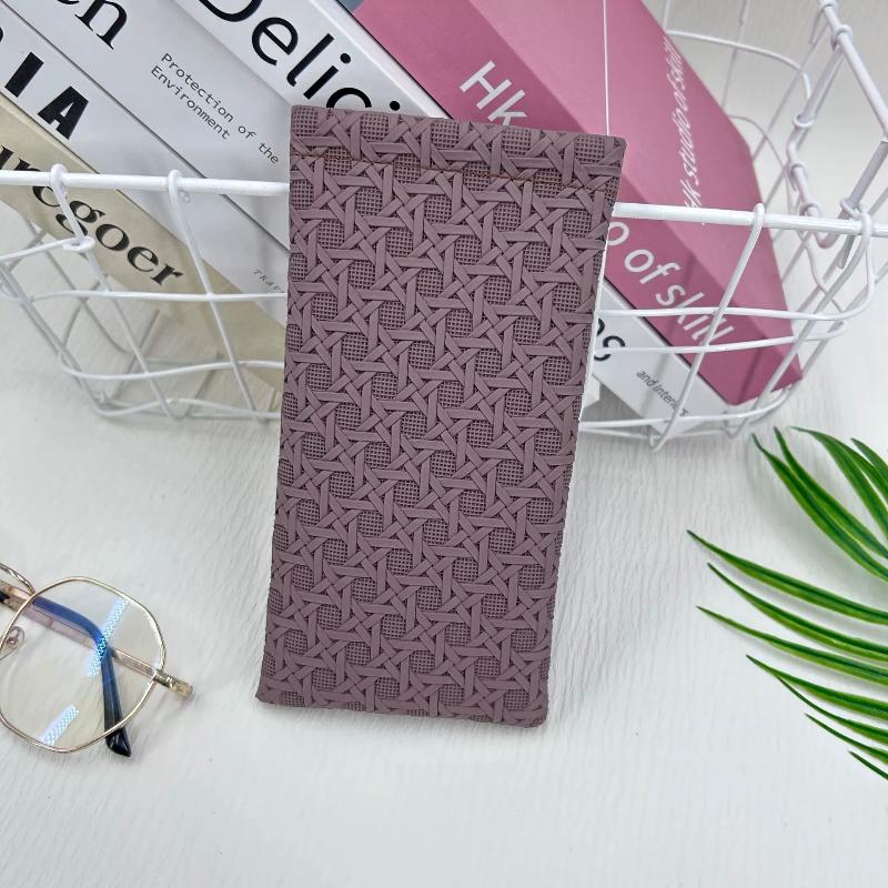 Přenosné Squeeze Top pouzdro na sluneční brýle - Kožené měkké pouzdro na brýle Snadné použití Pouzdro na brýle