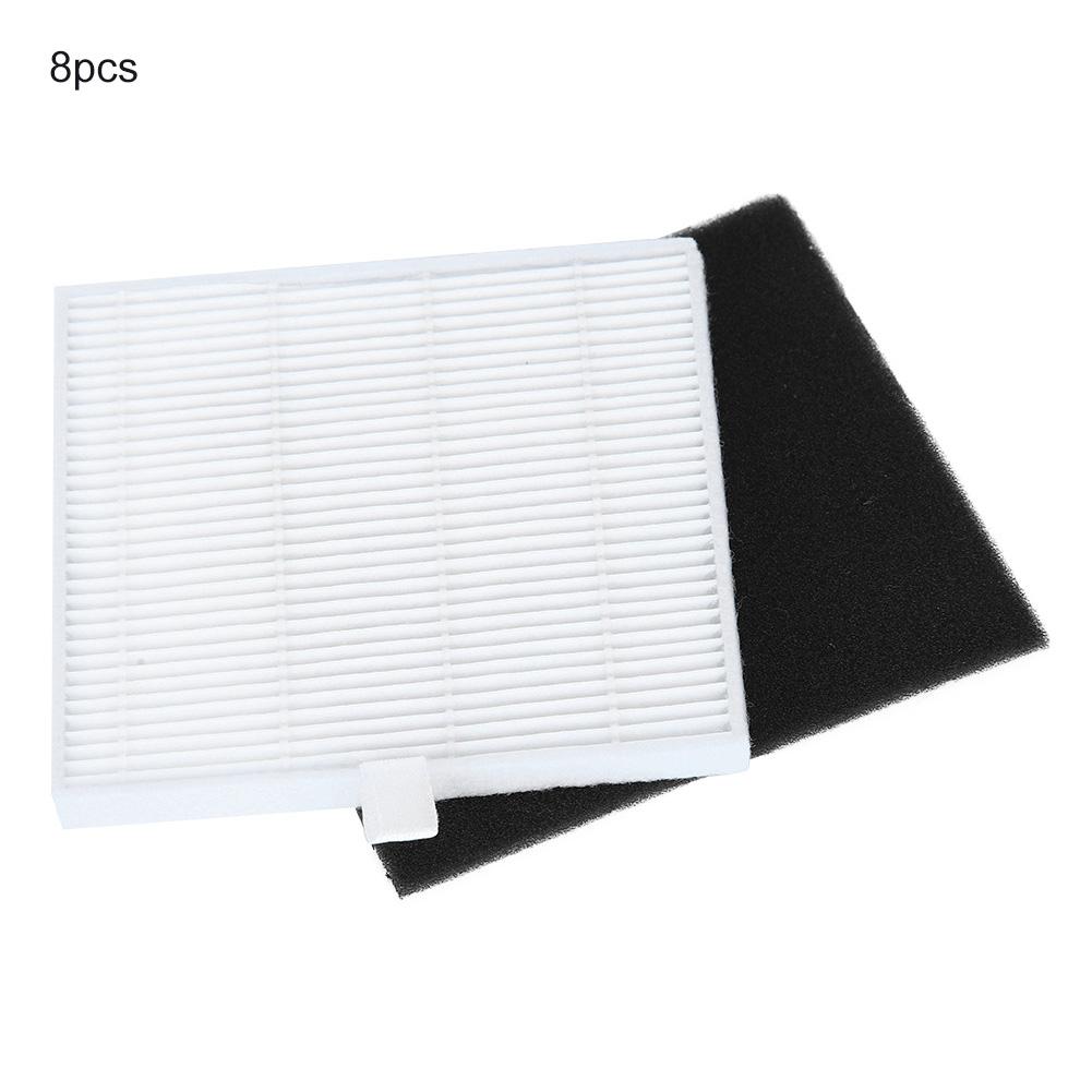 Staubsauger Aktivkohlefilter-Set Ersatz für Chuwi ILIFE V8S Roboter Mo E2Q7