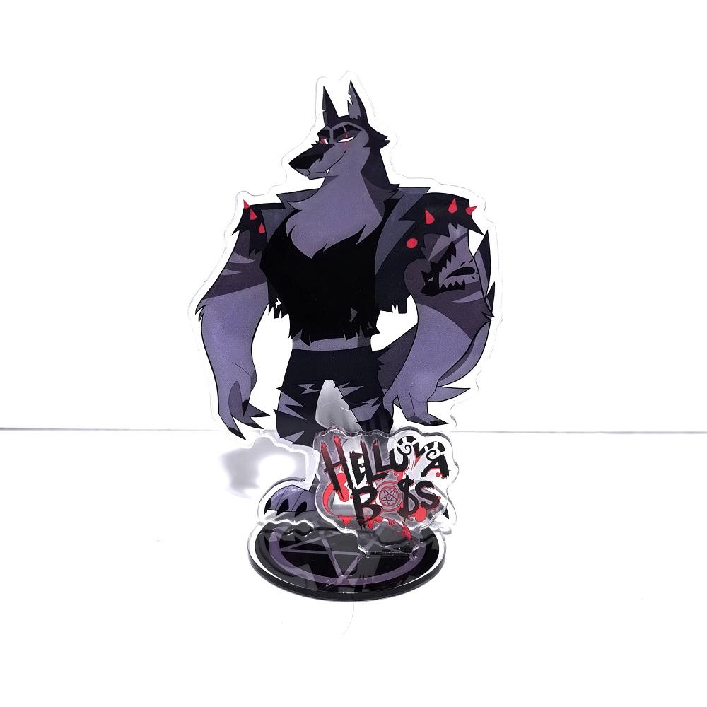 Anime Figure Acrylic Stand Model Plate Alastor Fizzarolli Angel Desk Decor Standing Sign Game Fans Gift Ornaments Stand Model