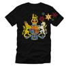 Königliches Wappen des Vereinigten Königreichs T-Shirt 100% Baumwolle Rundhals Sommer Kurzarm Lässiges Herren T-Shirt Größe S3XL