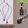 Pack of 10 Braided Stone Holder Necklace Adjustable Length Choker Crystals and Stones Net Pocket Neckchain Accessory