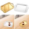 Serving Tray Tea Cup Holder Multifunction Non Slip Decorative Luxury Food Tray for Eating Kitchen Breakfast Display Dresser