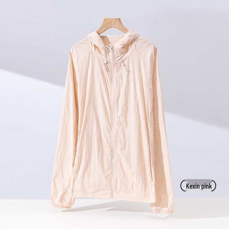 Lightweight Unisex Ice Silk Sun Protection Hooded Jacket - Breathable, Comfortable for Outdoor Wear