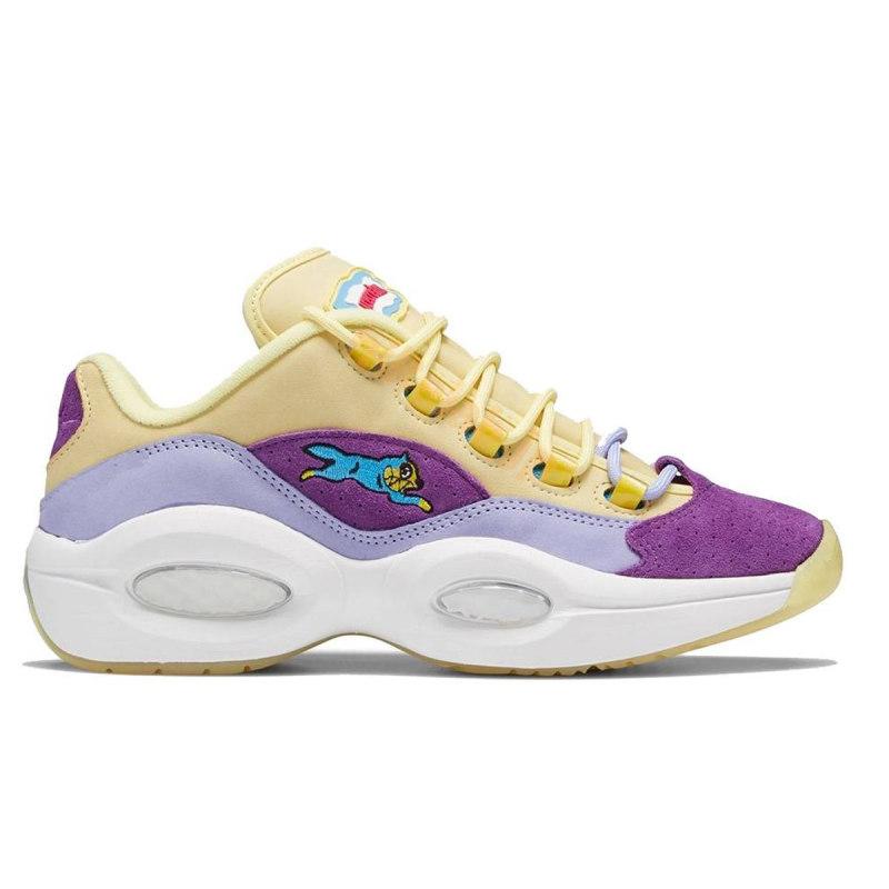 Reebok Bbc Ice Cream X Question Low 'Yellow Lilac Glow' Sneakers G55351