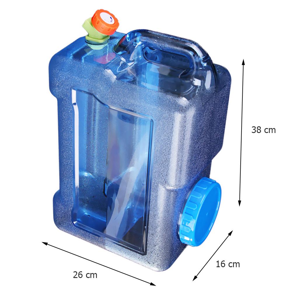 3-12L Camping Water Bucket Large Capacity Water Bag Container with Faucet Portable Car Water Tank for Picnic Hiking Travel