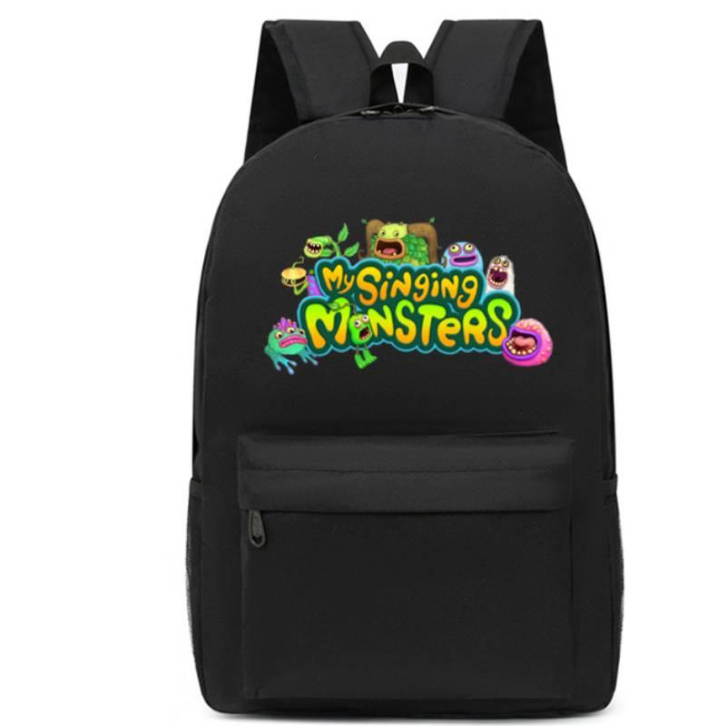 My Sing Monsters Game Style Backpack Load Reduction Waterproof Large Capacity