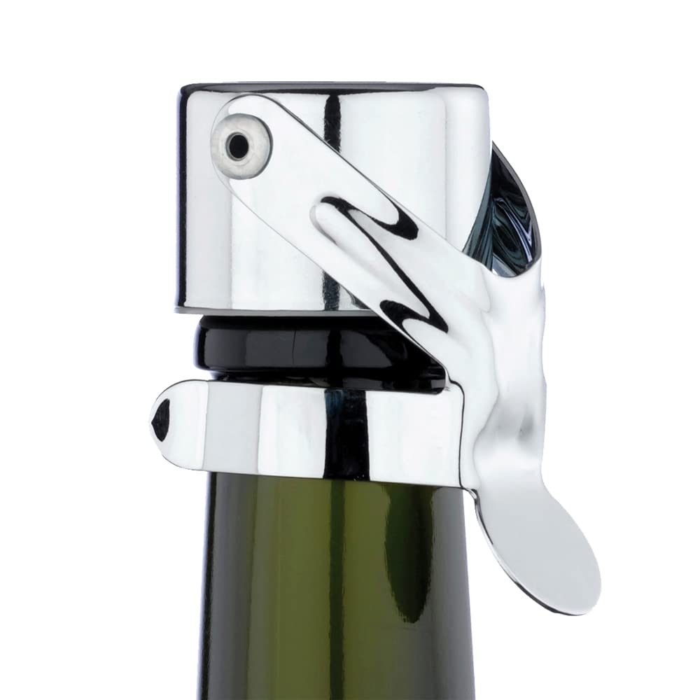 WAF Bottle Stopper Champagne Stopper Silver Plastic