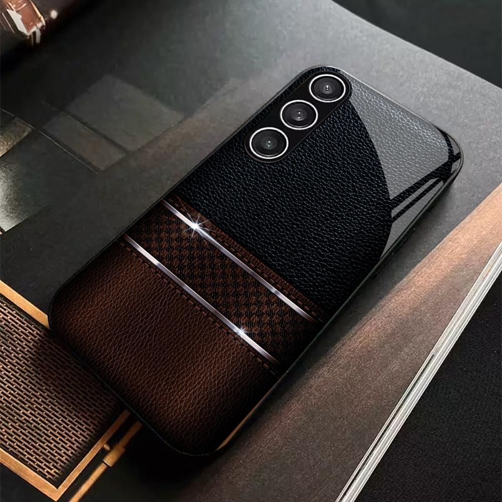 Man trend successful people PhoneCase Glass PhoneCase for Samsung Galaxy S26 S25 S24 S23 S22 S21 FE Ultra Plus Dropresistant